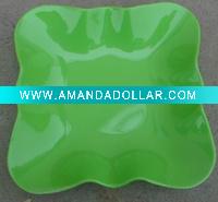 6.5" square melamine plate