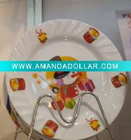 11080 melamine wavy plate set for dinner