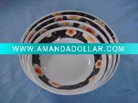 Wholesale melamine deep plate for dinnerware