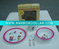 melamine dinner set for children