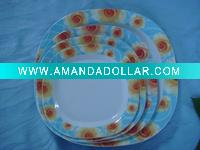 melamine dinner plate set