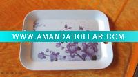 Wholesale melamine tray with handle
