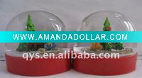 Christmas tree water globes