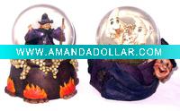 Wholesale Polyresin halloween water globe gifts