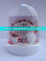 Wholesale Promotional calendar Water Globe, snow globe