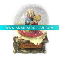 Resin snow ball