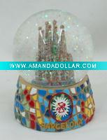 tourist souvenirs (polyresin water ball crafts)