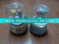water snow globe