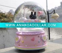 Wholesale valentine gift water globe