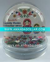 Wholesale acrylic photo frame snow globe