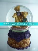 Wholesale resin water ball ornament