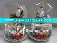 Christmas Santa snow globe