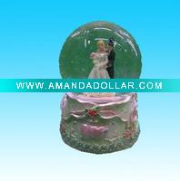 polyresin snow globes