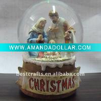 Wholesale Christmas nativity Snow Globe