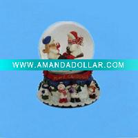 Christmas snow globe