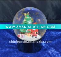 led lighted snow globes