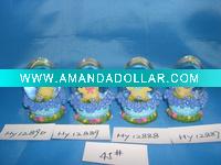Polyresin easter snow globe