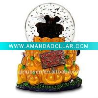 Wholesale Resin halloween animal snow globe
