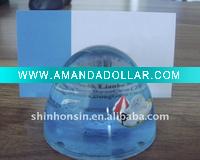 glass photo snow globe for promotion