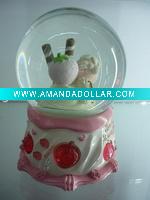 Wholesale resin water ball ornament