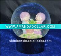 led lighted snow globes