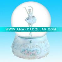 Wholesale beautiful polyresin ballet snow globe