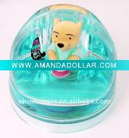 Wholesale mini glass snow globe with bear decoration inside