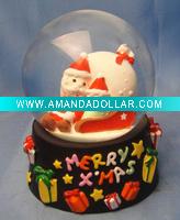 Wholesale Polyresin santa water globe sale