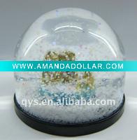 small island snow globe