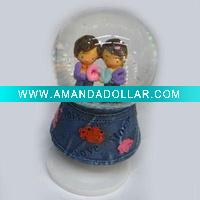 Wholesale glass snow globe,water dome,glass ball