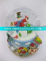 Resin Xmas Snow Ball,Resin Santa Claus Snow Globe