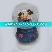 glass snow globe,water dome,glass ball