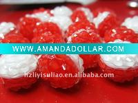 Attention !! Wholesales fashion resin ball beads!! Resin strips style!!