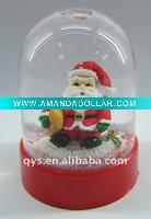 Wholesale lovely santa snowflake snow globe