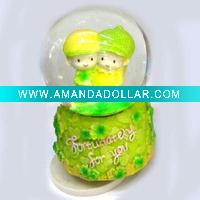 glass snow globe,water dome,glass ball
