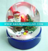 Wholesale christmas plastic water globe for promotion