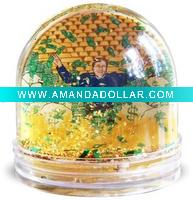 Wholesale Resin Water GLobe Photo Frame Dia.=80mm