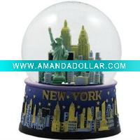 Wholesale 80mm polyresin snow ball