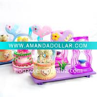 Wholesale love water globe with hourglass
