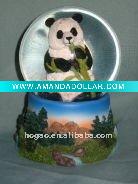 resin Panda water globe