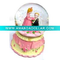 musical water globes