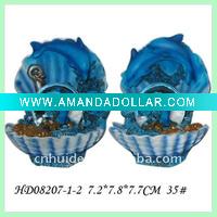 Wholesale Bonsai shape resin craft with glass ball