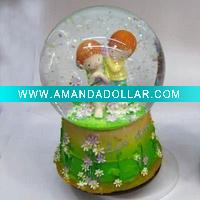 valentine's water globe