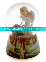 Wholesale Hotsale resin snow ball, snow ball with music
