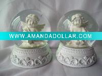 Wholesale Polyresin Angel Snow Globe
