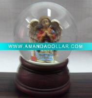 Angel snow globe