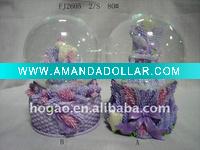 Wholesale flower basket snow\water globe