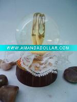 Wholesale Elegant Ballet shoes resin snow globe-Music box