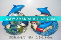 Wholesale top sale resin snow water ball