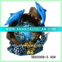Wholesale Beautiful Souvenir Dolphin Waterball From Twinkle(with light)